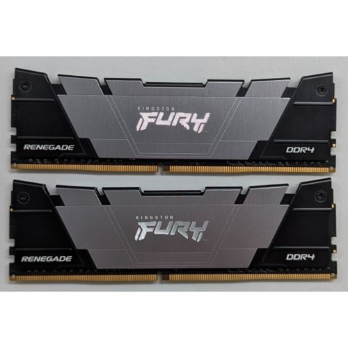 Купить Озу Kingston DDR4 16GB (2x8GB) 3600Mhz FURY Renegade Black (KF436C16RB2K2/16) (Восстановлено продавцом, 768080) с проверкой совместимости: обзор, характеристики, цена в Киеве, Днепре, Одессе, Харькове, Украине | интернет-магазин TELEMART.UA фото