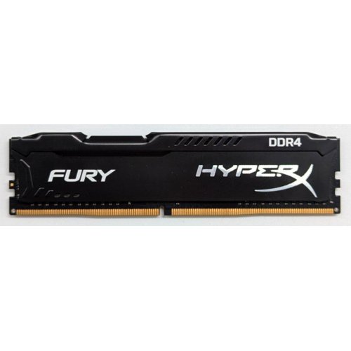 Озп Kingston DDR4 4GB 2666Hz HyperX FURY Black (HX426C15FB/4) (Відновлено продавцем, 768084) купити з перевіркою сумісності: огляд, характеристики, ціна у Києві, Львові, Вінниці, Хмельницькому, Івано-Франківську, Україні | інтернет-магазин TELEMART.UA фото