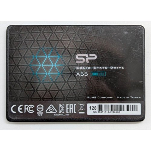 Ssd-диск Silicon Power Slim A55 128Gb 2.5" (SP128GBSS3A55S25) (Відновлено продавцем, 768091) купити з перевіркою сумісності: огляд, характеристики, ціна у Києві, Львові, Вінниці, Хмельницькому, Івано-Франківську, Україні | інтернет-магазин TELEMART.UA фото