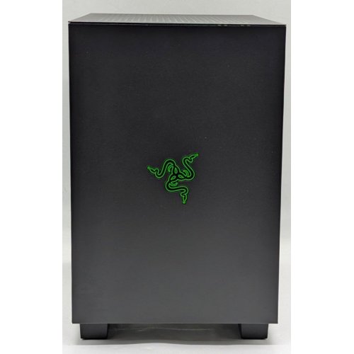 Корпус Razer Tomahawk Mini-ITX Tempered Glass без БП (RC21-01400100-R3M1) Black (Відновлено продавцем, 768138) купити з перевіркою сумісності: огляд, характеристики, ціна у Києві, Львові, Вінниці, Хмельницькому, Івано-Франківську, Україні | інтернет-магазин TELEMART.UA фото
