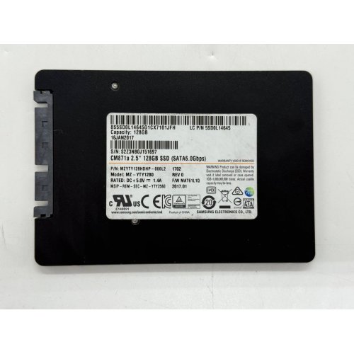 Купить Ssd-диск Samsung 128GB 2.5″ (MZYTY128HDHP-000L2) (Восстановлено продавцом, 768151) с проверкой совместимости: обзор, характеристики, цена в Киеве, Днепре, Одессе, Харькове, Украине | интернет-магазин TELEMART.UA фото