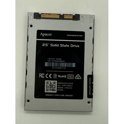 Ssd-диск Apacer ARMOR AS681 TLC 120GB 2.5" (AP120GAS681S-1) (Відновлено продавцем, 768164) купити з перевіркою сумісності: огляд, характеристики, ціна у Києві, Львові, Вінниці, Хмельницькому, Івано-Франківську, Україні | інтернет-магазин TELEMART.UA фото