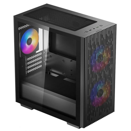 Купить Корпус Deepcool MATREXX 40 3FS Tempered Glass без БП (DP-MATX-MATREXX40-3FS) Black (Восстановлено продавцом, 768173) с проверкой совместимости: обзор, характеристики, цена в Киеве, Днепре, Одессе, Харькове, Украине | интернет-магазин TELEMART.UA фото