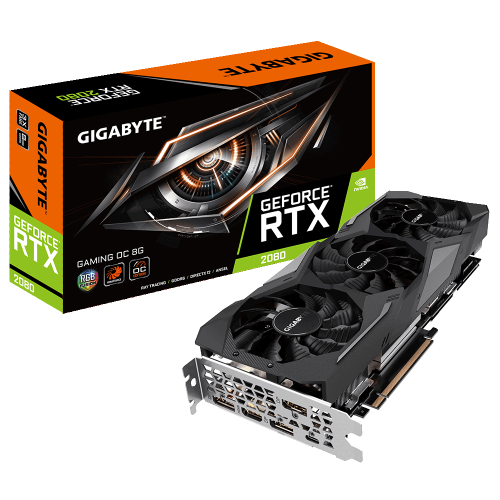 Відеокарта Gigabyte GeForce RTX 2080 Gaming OC 8192MB (GV-N2080GAMING OC-8GC) (Відновлено продавцем, 768208) купити з перевіркою сумісності: огляд, характеристики, ціна у Києві, Львові, Вінниці, Хмельницькому, Івано-Франківську, Україні | інтернет-магазин TELEMART.UA фото