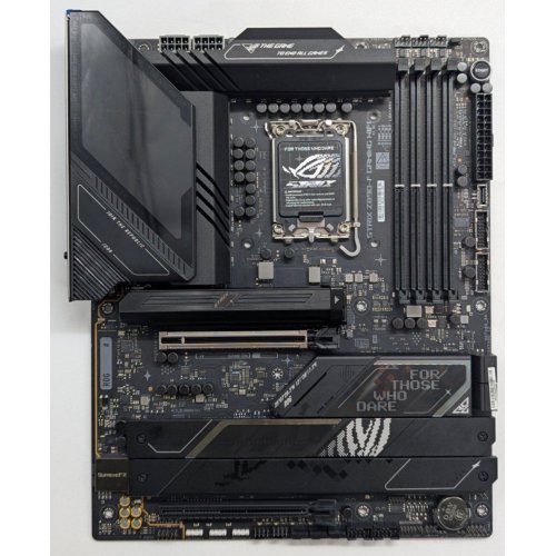 Купить Материнская плата Asus ROG STRIX Z890-F GAMING WIFI (s1851, Intel Z890) (Восстановлено продавцом, 768385) с проверкой совместимости: обзор, характеристики, цена в Киеве, Днепре, Одессе, Харькове, Украине | интернет-магазин TELEMART.UA фото