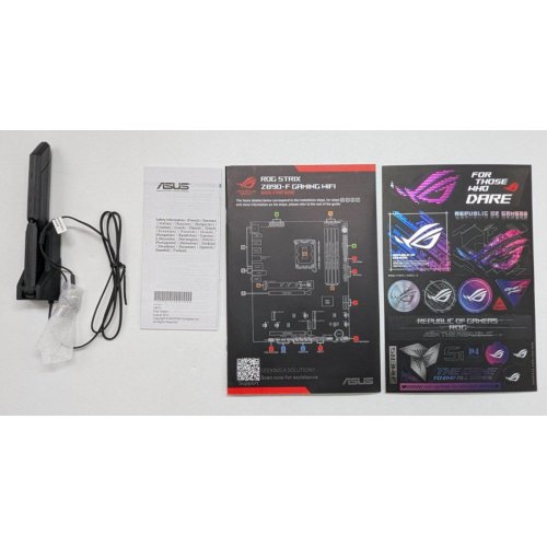 Купить Материнская плата Asus ROG STRIX Z890-F GAMING WIFI (s1851, Intel Z890) (Восстановлено продавцом, 768385) с проверкой совместимости: обзор, характеристики, цена в Киеве, Днепре, Одессе, Харькове, Украине | интернет-магазин TELEMART.UA фото