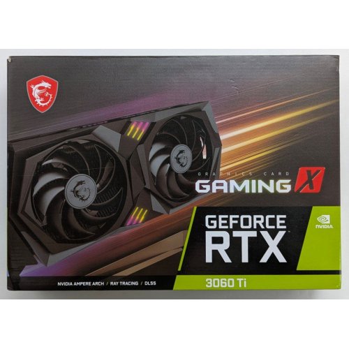 Купить Видеокарта MSI GeForce RTX 3060 Ti GAMING X 8192MB (RTX 3060 Ti GAMING X 8G) LHR (Восстановлено продавцом, 768413) с проверкой совместимости: обзор, характеристики, цена в Киеве, Днепре, Одессе, Харькове, Украине | интернет-магазин TELEMART.UA фото
