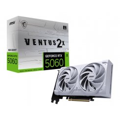 Видеокарта MSI GeForce RTX 5060 VENTUS 2X WHITE 8192MB (RTX 5060 8G VENTUS 2X WHITE)