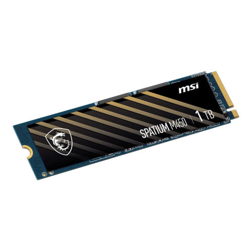 SSD-диск MSI SPATIUM M450 V1 3D NAND 1TB M.2 (2280 PCI-E) (S78-440L0M0-P83) купити з перевіркою сумісності: огляд, характеристики, ціна у Києві, Львові, Вінниці, Хмельницькому, Івано-Франківську, Україні | інтернет-магазин TELEMART.UA фото