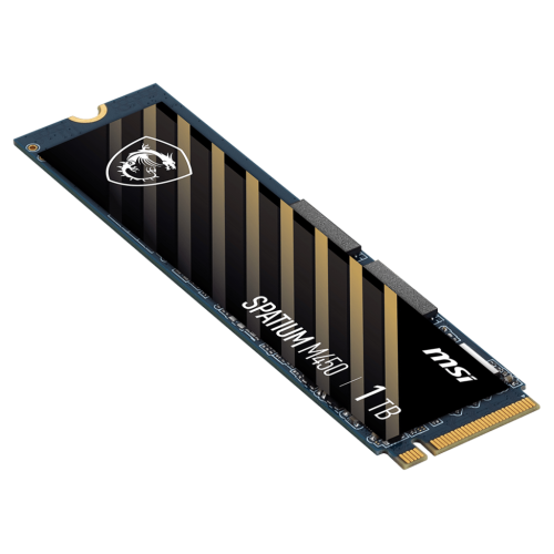 SSD-диск MSI SPATIUM M450 V1 3D NAND 1TB M.2 (2280 PCI-E) (S78-440L0M0-P83) купити з перевіркою сумісності: огляд, характеристики, ціна у Києві, Львові, Вінниці, Хмельницькому, Івано-Франківську, Україні | інтернет-магазин TELEMART.UA фото