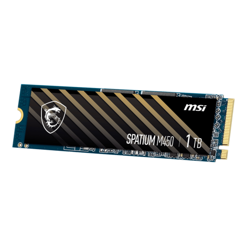 SSD-диск MSI SPATIUM M450 V1 3D NAND 1TB M.2 (2280 PCI-E) (S78-440L0M0-P83) купити з перевіркою сумісності: огляд, характеристики, ціна у Києві, Львові, Вінниці, Хмельницькому, Івано-Франківську, Україні | інтернет-магазин TELEMART.UA фото