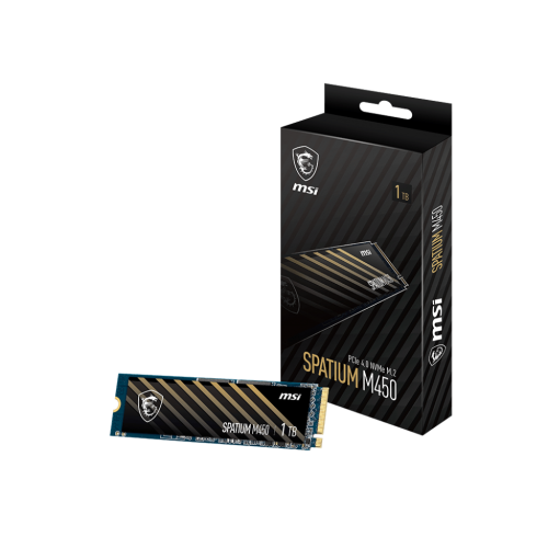 SSD-диск MSI SPATIUM M450 V1 3D NAND 1TB M.2 (2280 PCI-E) (S78-440L0M0-P83) купити з перевіркою сумісності: огляд, характеристики, ціна у Києві, Львові, Вінниці, Хмельницькому, Івано-Франківську, Україні | інтернет-магазин TELEMART.UA фото