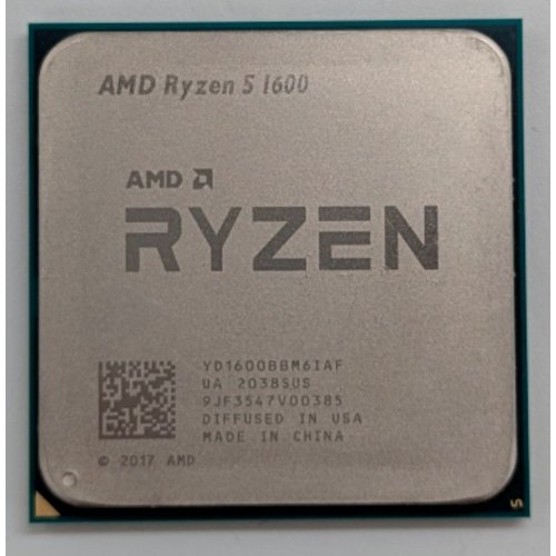 Процесор AMD Ryzen 5 1600 3.2(3.6)GHz sAM4 Tray (YD1600BBM6IAF) (Відновлено продавцем, 768710) купити з перевіркою сумісності: огляд, характеристики, ціна у Києві, Львові, Вінниці, Хмельницькому, Івано-Франківську, Україні | інтернет-магазин TELEMART.UA фото