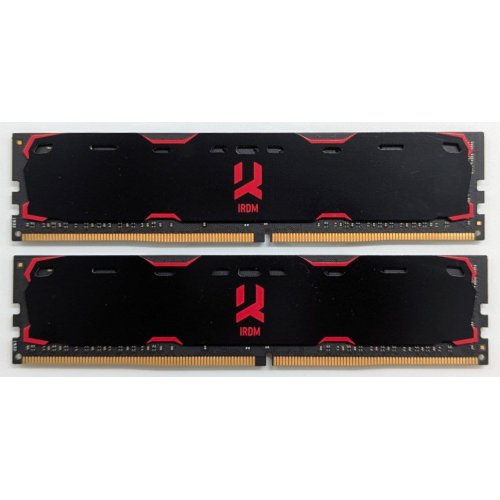 Купить Озу GoodRAM DDR4 16GB (2x8GB) 2400Mhz IRDM Black (IR-2400D464L15S/16GDC) (Восстановлено продавцом, 768715) с проверкой совместимости: обзор, характеристики, цена в Киеве, Днепре, Одессе, Харькове, Украине | интернет-магазин TELEMART.UA фото