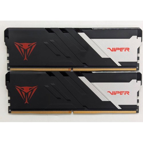 Купить Озу Patriot DDR5 16GB (2x8GB) 5600Mhz Viper Venom (PVV516G560C40K) (Восстановлено продавцом, 768807) с проверкой совместимости: обзор, характеристики, цена в Киеве, Днепре, Одессе, Харькове, Украине | интернет-магазин TELEMART.UA фото