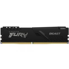 Озу Kingston DDR4 16GB 3200Mhz FURY Beast Black (KF432C16BB/16) (Восстановлено продавцом, 768819)