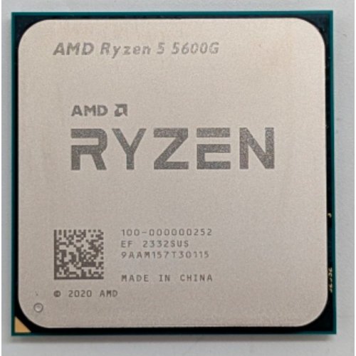 Купить Процессор AMD Ryzen 5 5600G 3.9(4.4)GHz 16MB sAM4 Box (100-100000252BOX) (Восстановлено продавцом, 768825) с проверкой совместимости: обзор, характеристики, цена в Киеве, Днепре, Одессе, Харькове, Украине | интернет-магазин TELEMART.UA фото