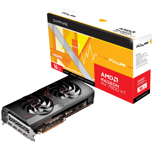 Відеокарта Sapphire Radeon RX 7800 XT Pulse 16384MB (11330-02-20G) (Відновлено продавцем, 768997) купити з перевіркою сумісності: огляд, характеристики, ціна у Києві, Львові, Вінниці, Хмельницькому, Івано-Франківську, Україні | інтернет-магазин TELEMART.UA фото