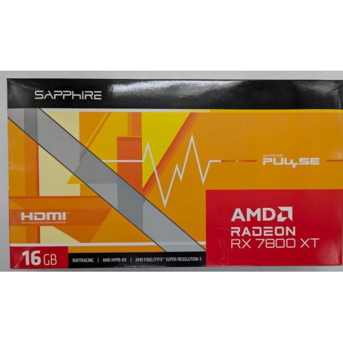 Відеокарта Sapphire Radeon RX 7800 XT Pulse 16384MB (11330-02-20G) (Відновлено продавцем, 768997) купити з перевіркою сумісності: огляд, характеристики, ціна у Києві, Львові, Вінниці, Хмельницькому, Івано-Франківську, Україні | інтернет-магазин TELEMART.UA фото
