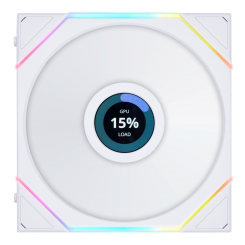 Кулер для корпуса Lian Li Uni Fan TL LCD 140 (G99.14TLLCD1W.00) White (Восстановлено продавцом, 769000)