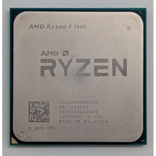 Процесор AMD Ryzen 5 1600 3.2(3.6)GHz sAM4 Tray (YD1600BBM6IAF) (Відновлено продавцем, 769020) купити з перевіркою сумісності: огляд, характеристики, ціна у Києві, Львові, Вінниці, Хмельницькому, Івано-Франківську, Україні | інтернет-магазин TELEMART.UA фото