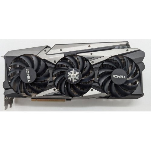 Відеокарта Inno3D GeForce RTX 3070 Ti ICHILL X4 8192MB (C307T4-086XX-1820VA35) (Відновлено продавцем, 769024) купити з перевіркою сумісності: огляд, характеристики, ціна у Києві, Львові, Вінниці, Хмельницькому, Івано-Франківську, Україні | інтернет-магазин TELEMART.UA фото