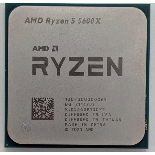 Купить Процессор AMD Ryzen 5 5600X 3.7(4.6)GHz 32MB sAM4 Tray (100-000000065) (Восстановлено продавцом, 769025) с проверкой совместимости: обзор, характеристики, цена в Киеве, Днепре, Одессе, Харькове, Украине | интернет-магазин TELEMART.UA фото