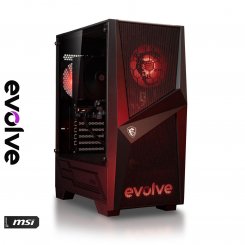 Комп'ютер EVOLVE PoweredBy MSI H+ (EVPBM-G5HR750FN506T-D532S1TBKSH) Black/Shadow / AMD Ryzen 5 7500F (3.7-5.0), 6 ядер / RTX 5060 Ti / 32 ГБ (DDR5) / 1024 ГБ (SSD)
