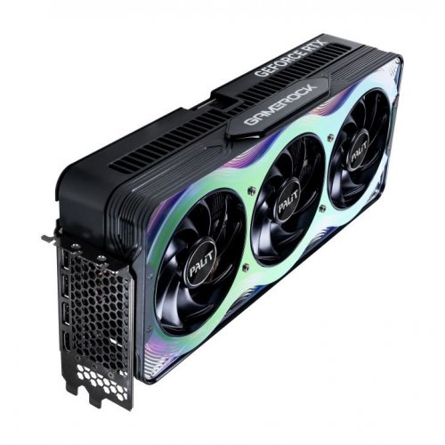 Уцінка відеокарта Palit GeForce RTX 5070 Ti GameRock 16384MB (NE7507T019T2-GB2030G) (Пошкоджено пакування, 769054) купити з перевіркою сумісності: огляд, характеристики, ціна у Києві, Львові, Вінниці, Хмельницькому, Івано-Франківську, Україні | інтернет-магазин TELEMART.UA фото
