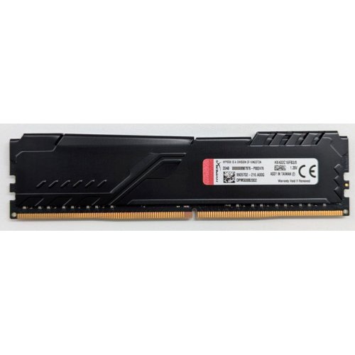 Купить Озу HyperX DDR4 8GB 3200Mhz Fury Black (HX432C16FB3/8) (Восстановлено продавцом, 769092) с проверкой совместимости: обзор, характеристики, цена в Киеве, Днепре, Одессе, Харькове, Украине | интернет-магазин TELEMART.UA фото