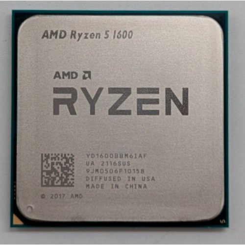 Купить Процессор AMD Ryzen 5 1600 3.2(3.6)GHz sAM4 Tray (YD1600BBAEMPK) (Восстановлено продавцом, 769095) с проверкой совместимости: обзор, характеристики, цена в Киеве, Днепре, Одессе, Харькове, Украине | интернет-магазин TELEMART.UA фото