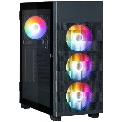 Корпус Zalman S5 Neo Tempered Glass без БЖ Black купити з перевіркою сумісності: огляд, характеристики, ціна у Києві, Львові, Вінниці, Хмельницькому, Івано-Франківську, Україні | інтернет-магазин TELEMART.UA фото