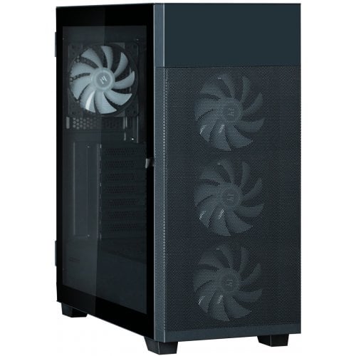 Корпус Zalman S5 Neo Tempered Glass без БЖ Black купити з перевіркою сумісності: огляд, характеристики, ціна у Києві, Львові, Вінниці, Хмельницькому, Івано-Франківську, Україні | інтернет-магазин TELEMART.UA фото