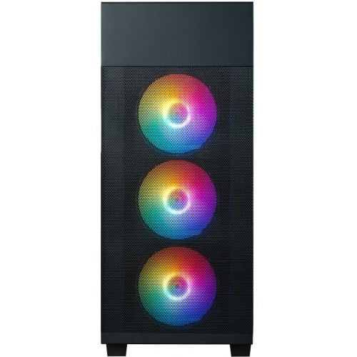 Корпус Zalman S5 Neo Tempered Glass без БЖ Black купити з перевіркою сумісності: огляд, характеристики, ціна у Києві, Львові, Вінниці, Хмельницькому, Івано-Франківську, Україні | інтернет-магазин TELEMART.UA фото