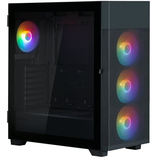 Корпус Zalman S5 Neo Tempered Glass без БЖ Black купити з перевіркою сумісності: огляд, характеристики, ціна у Києві, Львові, Вінниці, Хмельницькому, Івано-Франківську, Україні | інтернет-магазин TELEMART.UA фото