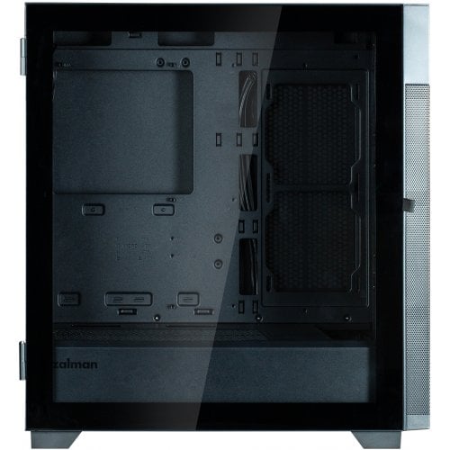 Корпус Zalman S5 Neo Tempered Glass без БЖ Black купити з перевіркою сумісності: огляд, характеристики, ціна у Києві, Львові, Вінниці, Хмельницькому, Івано-Франківську, Україні | інтернет-магазин TELEMART.UA фото