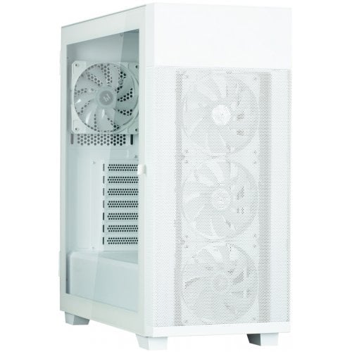 Корпус Zalman S5 Neo Tempered Glass без БЖ White купити з перевіркою сумісності: огляд, характеристики, ціна у Києві, Львові, Вінниці, Хмельницькому, Івано-Франківську, Україні | інтернет-магазин TELEMART.UA фото