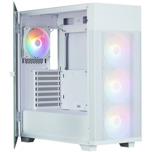 Корпус Zalman S5 Neo Tempered Glass без БЖ White купити з перевіркою сумісності: огляд, характеристики, ціна у Києві, Львові, Вінниці, Хмельницькому, Івано-Франківську, Україні | інтернет-магазин TELEMART.UA фото