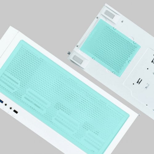 Корпус Zalman S5 Neo Tempered Glass без БЖ White купити з перевіркою сумісності: огляд, характеристики, ціна у Києві, Львові, Вінниці, Хмельницькому, Івано-Франківську, Україні | інтернет-магазин TELEMART.UA фото
