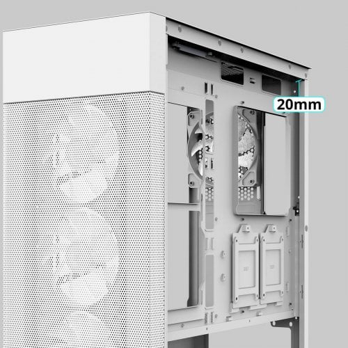 Корпус Zalman S5 Neo Tempered Glass без БЖ White купити з перевіркою сумісності: огляд, характеристики, ціна у Києві, Львові, Вінниці, Хмельницькому, Івано-Франківську, Україні | інтернет-магазин TELEMART.UA фото