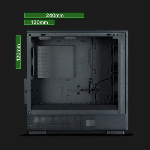 Корпус Zalman P10 Namu Tempered Glass без БЖ Black купити з перевіркою сумісності: огляд, характеристики, ціна у Києві, Львові, Вінниці, Хмельницькому, Івано-Франківську, Україні | інтернет-магазин TELEMART.UA фото