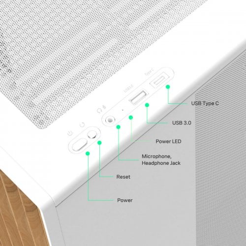 Купить Корпус Zalman P10 Namu Tempered Glass без БП White с проверкой совместимости: обзор, характеристики, цена в Киеве, Днепре, Одессе, Харькове, Украине | интернет-магазин TELEMART.UA фото