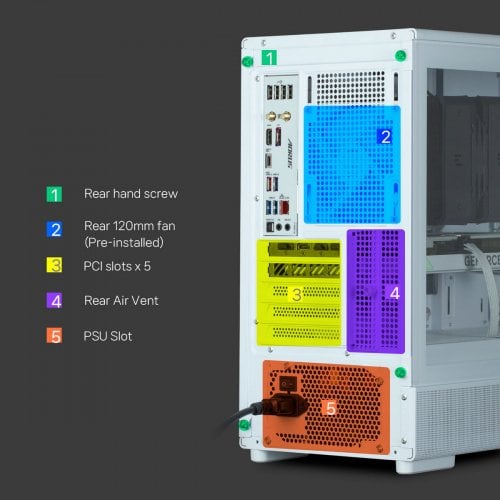 Купить Корпус Zalman P10 Namu Tempered Glass без БП White с проверкой совместимости: обзор, характеристики, цена в Киеве, Днепре, Одессе, Харькове, Украине | интернет-магазин TELEMART.UA фото