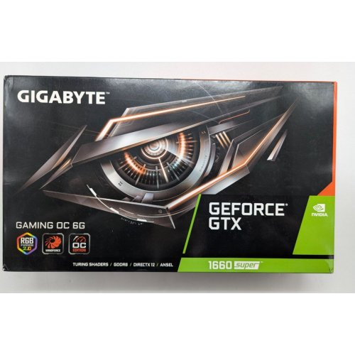 Купить Видеокарта Gigabyte GeForce GTX 1660 SUPER Gaming OC 6144MB (GV-N166SGAMING OC-6GD) (Восстановлено продавцом, 769127) с проверкой совместимости: обзор, характеристики, цена в Киеве, Днепре, Одессе, Харькове, Украине | интернет-магазин TELEMART.UA фото