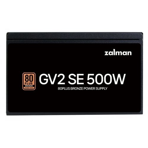 Блок живлення Zalman GV2SE 500W (ZM500-GV2SE) купити з перевіркою сумісності: огляд, характеристики, ціна у Києві, Львові, Вінниці, Хмельницькому, Івано-Франківську, Україні | інтернет-магазин TELEMART.UA фото