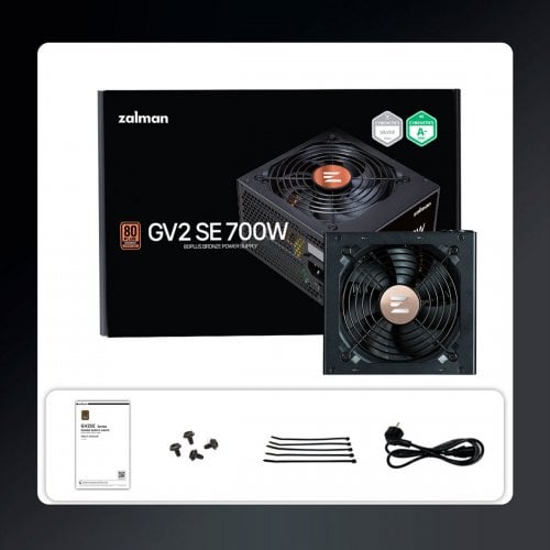 Купить Блок питания Zalman GV2SE 700W (ZM700-GV2SE) с проверкой совместимости: обзор, характеристики, цена в Киеве, Днепре, Одессе, Харькове, Украине | интернет-магазин TELEMART.UA фото