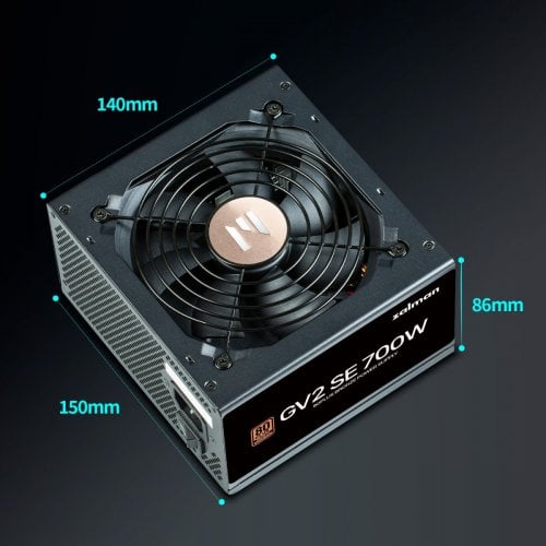 Купить Блок питания Zalman GV2SE 700W (ZM700-GV2SE) с проверкой совместимости: обзор, характеристики, цена в Киеве, Днепре, Одессе, Харькове, Украине | интернет-магазин TELEMART.UA фото