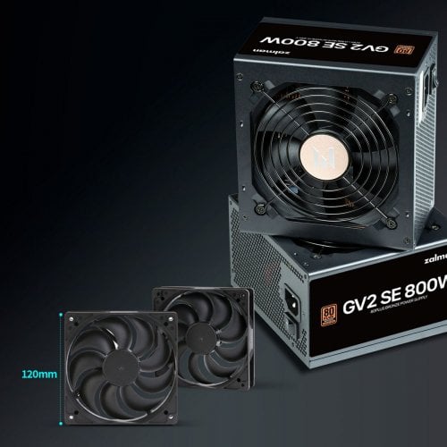 Блок живлення Zalman GV2SE 800W (ZM800-GV2SE) купити з перевіркою сумісності: огляд, характеристики, ціна у Києві, Львові, Вінниці, Хмельницькому, Івано-Франківську, Україні | інтернет-магазин TELEMART.UA фото