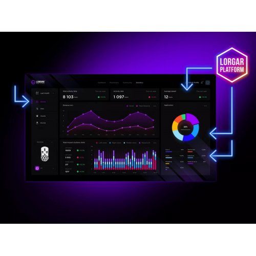 Купить Мышка Lorgar Elite MSE90W Wireless (LRG-MSE90W-DG) Dark Grey - цена в Харькове, Киеве, Днепре, Одессе
в интернет-магазине Telemart фото