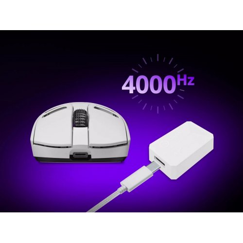 Купити Миша Lorgar Elite MSE90W Wireless (LRG-MSE90W-WH) White - ціна в Києві, Львові, Вінниці, Хмельницькому, Франківську, Україні | інтернет-магазин TELEMART.UA фото